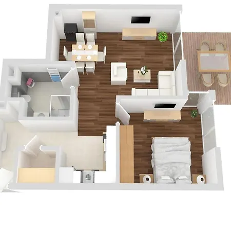 Fischotter - In Der Hafenresidenz Mit Terrasse&hafenblick Apartment Waren (Müritz)