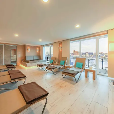Apartment Fischotter - In Der Hafenresidenz Mit Terrasse&hafenblick